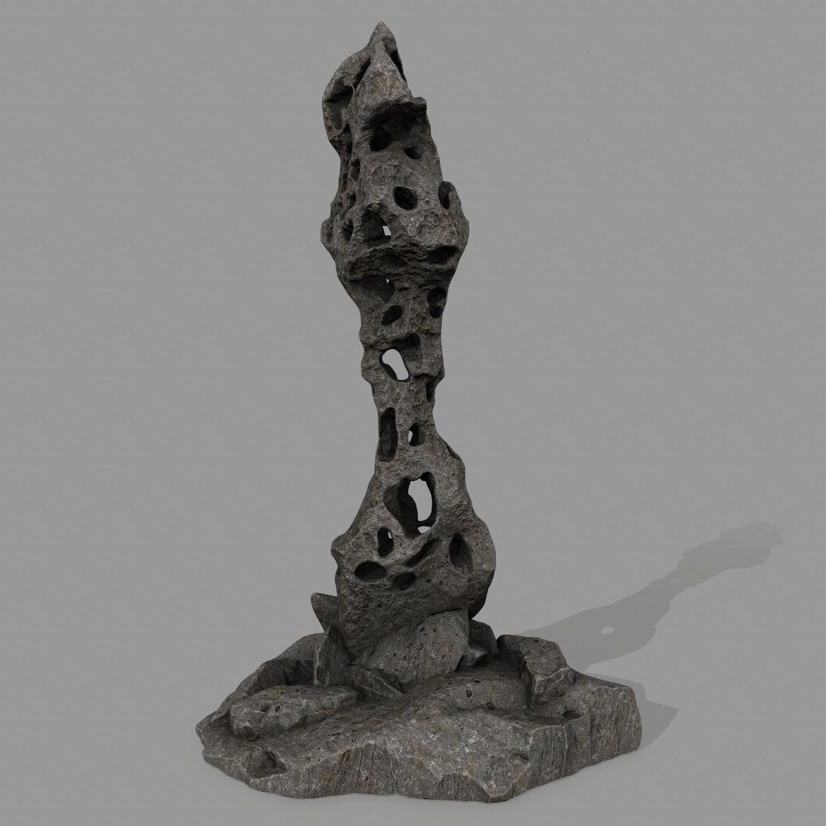 rocks rock sculpture 3D model_11