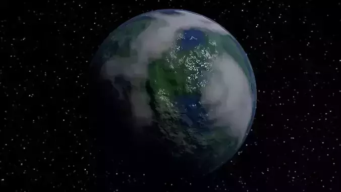 Sci-Fi Planet 3D model