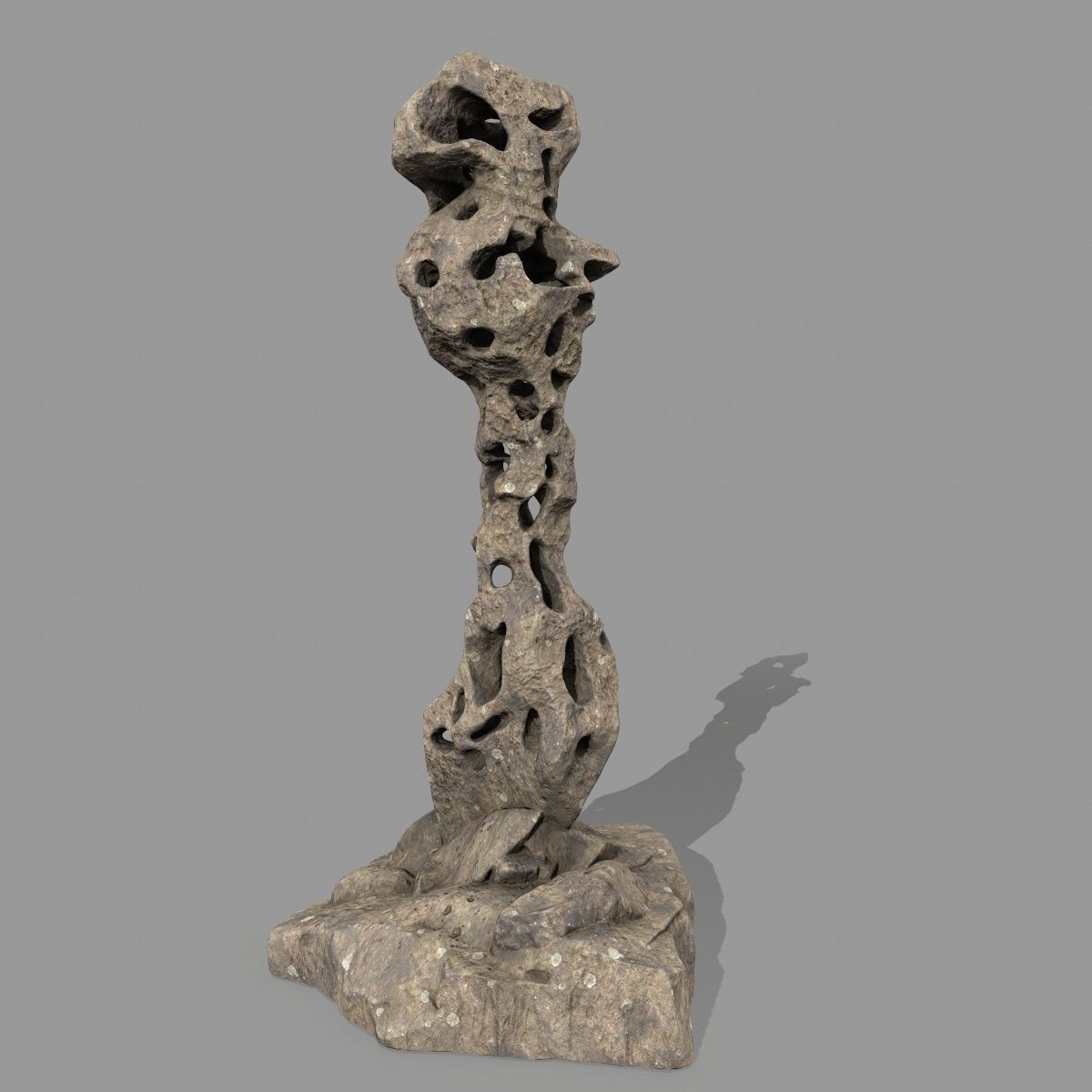 rocks rock sculpture 3D model_8