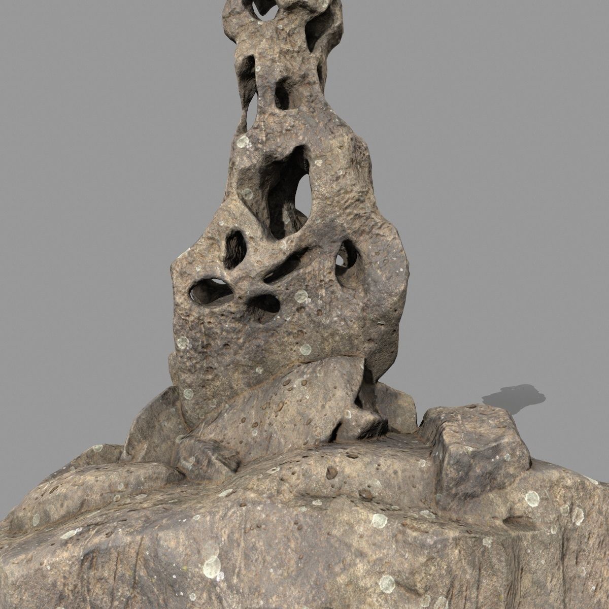 rocks rock sculpture 3D model_1