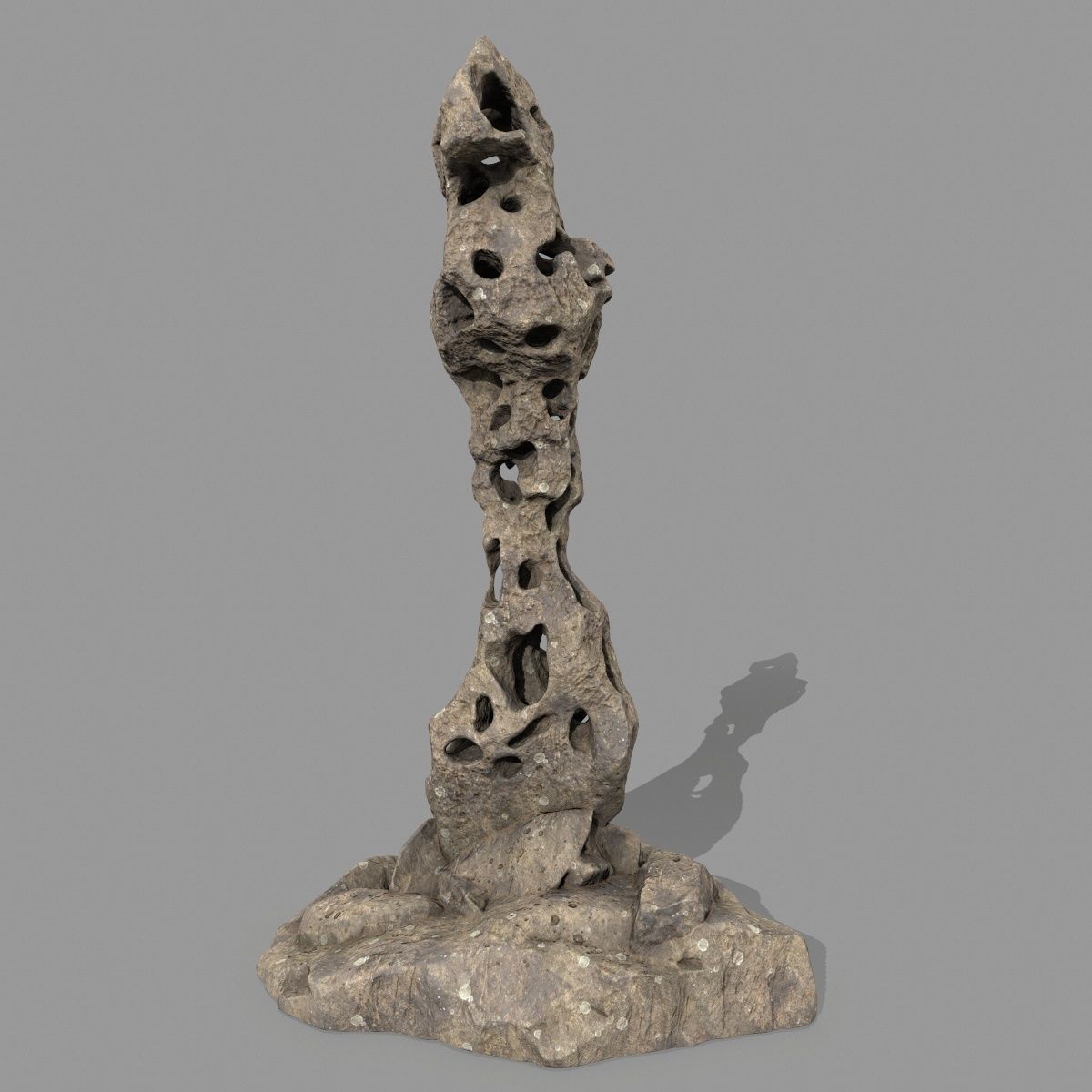 rocks rock sculpture 3D model_9