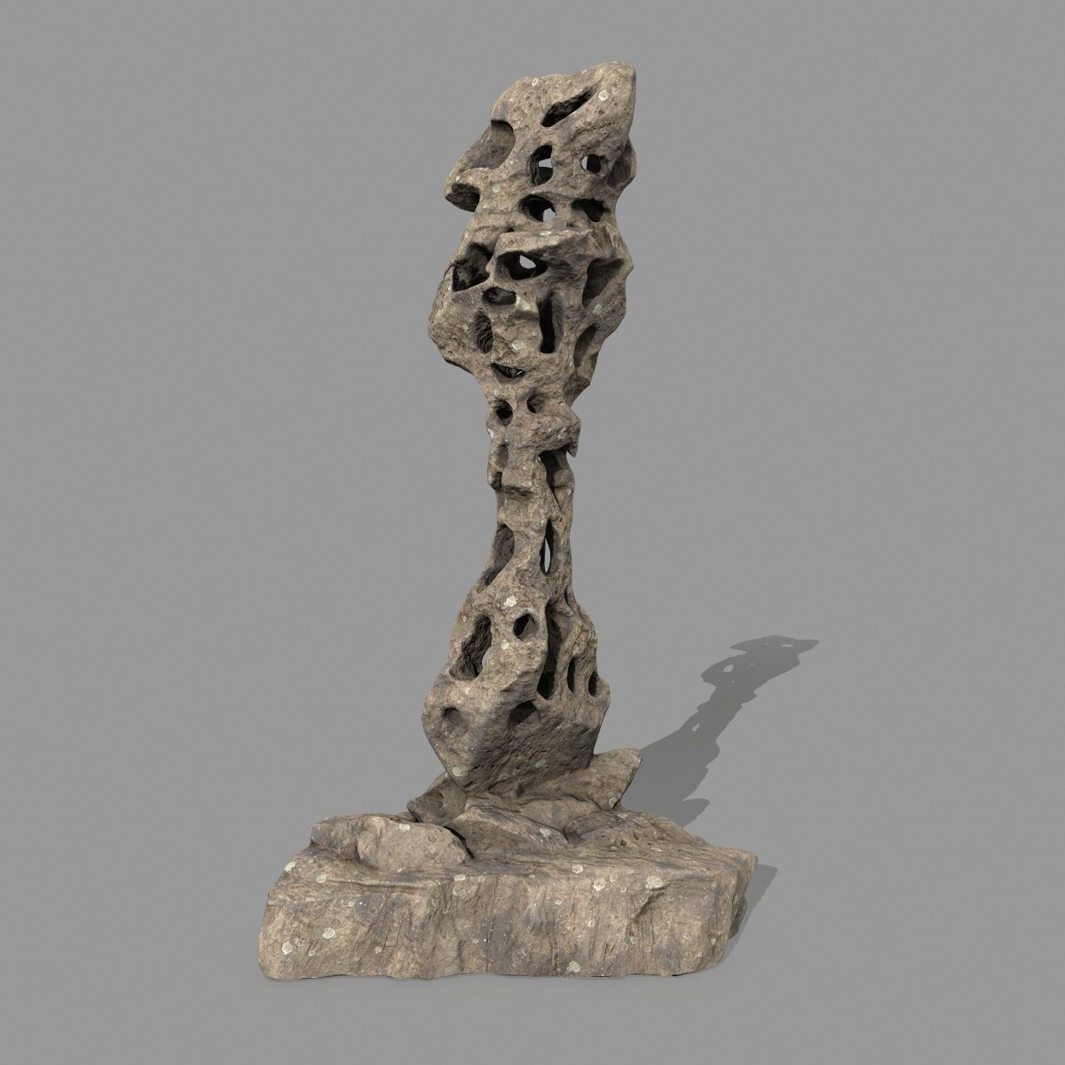 rocks rock sculpture 3D model_6