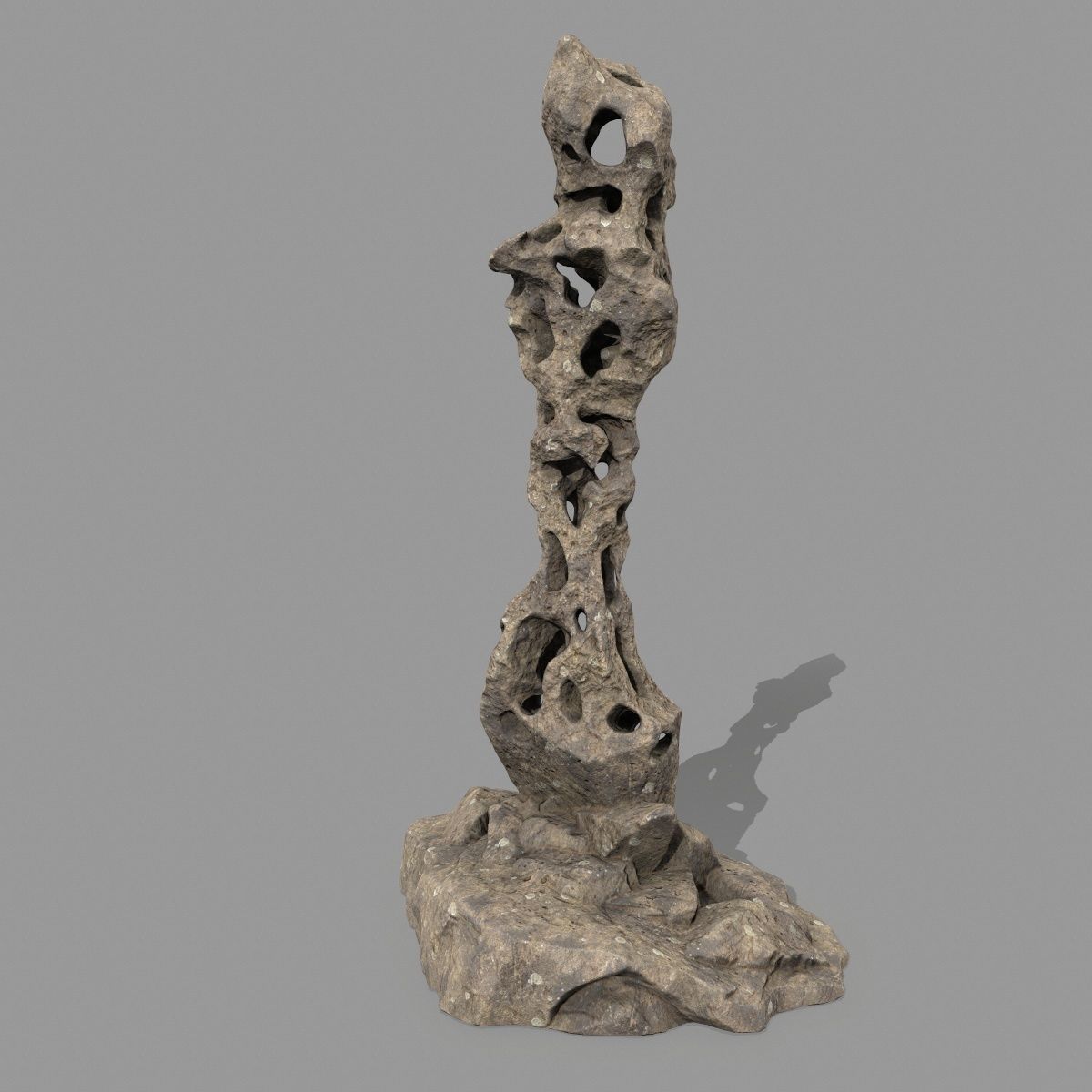 rocks rock sculpture 3D model_5