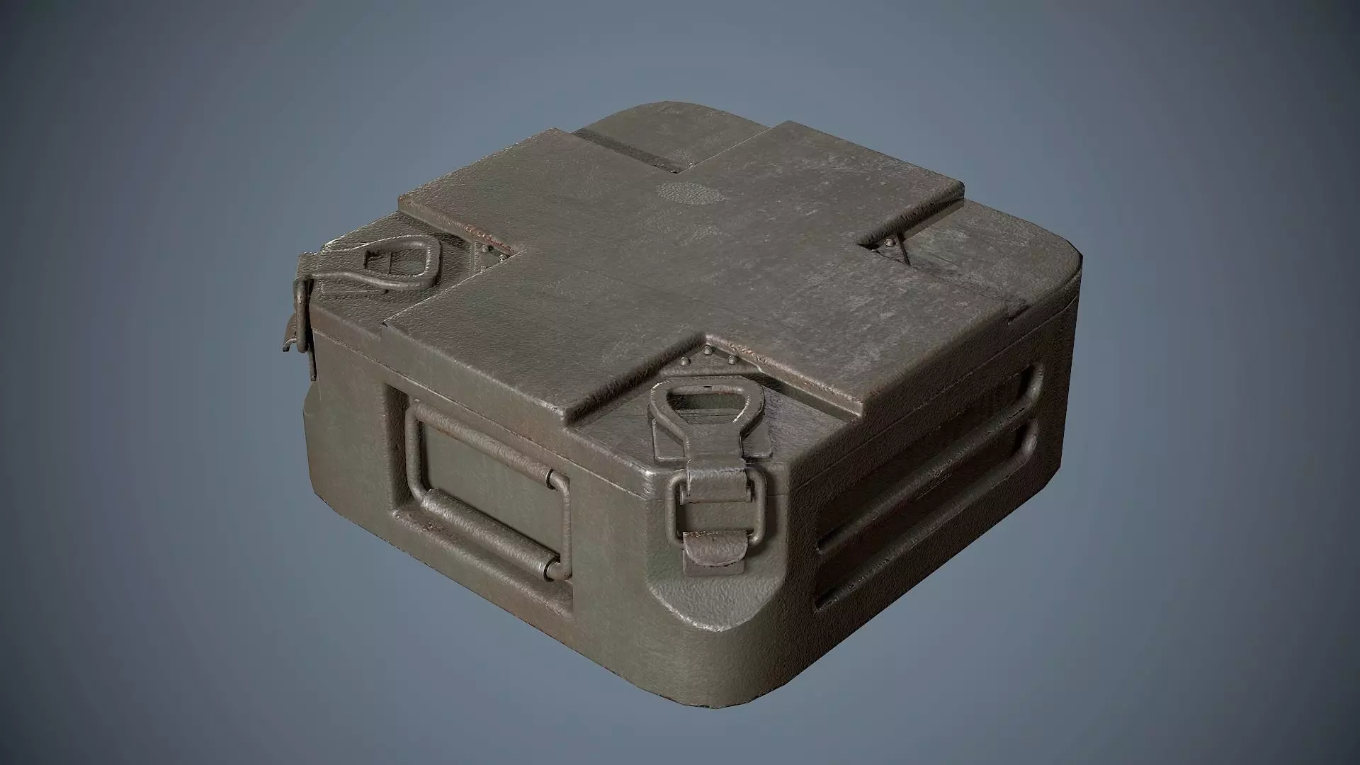 Mine Container Low-poly 3D model_0