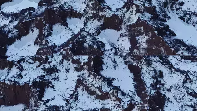 Snow Mountain 8K Heightmap Pack 1 Texture
