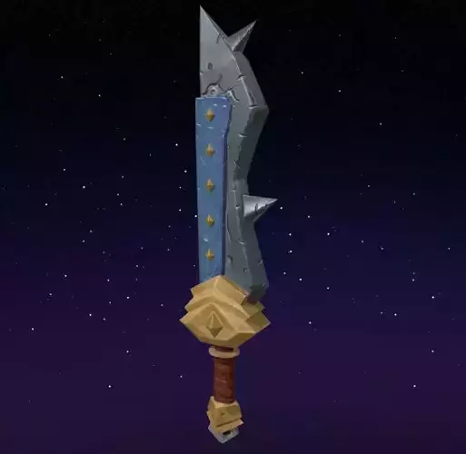 Fantasy Cartoon Sword