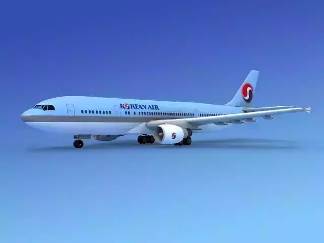 Airbus A300 Korean Air  3D model