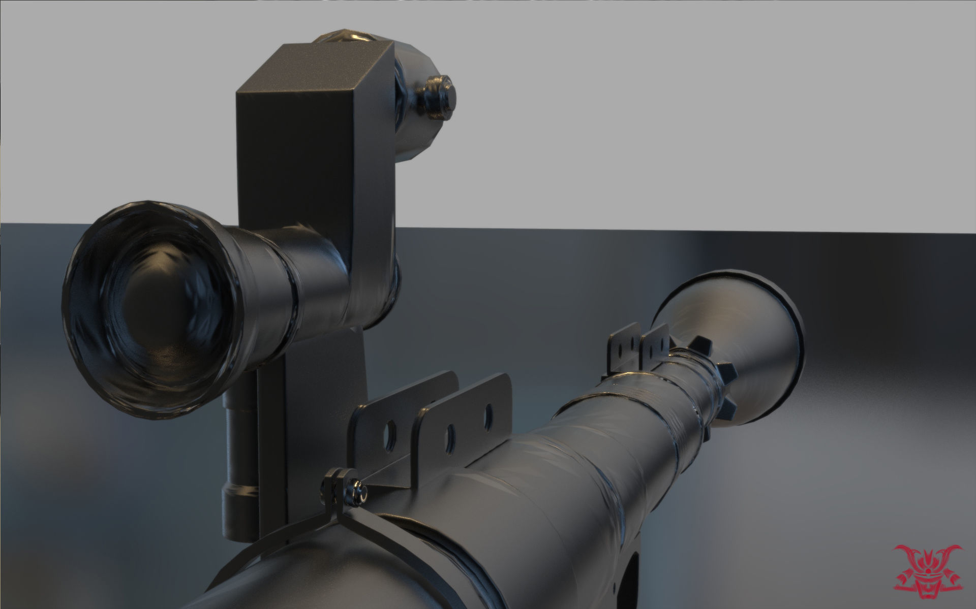 RPG Rocket Launcher 3D model_14