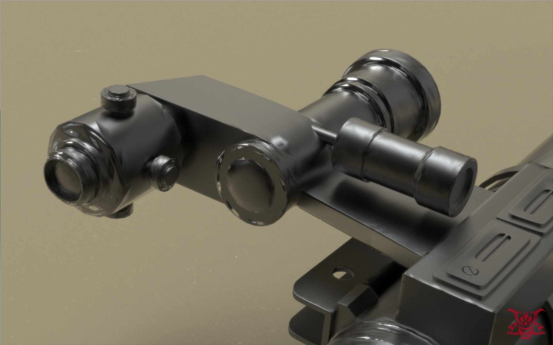 RPG Rocket Launcher 3D model_6