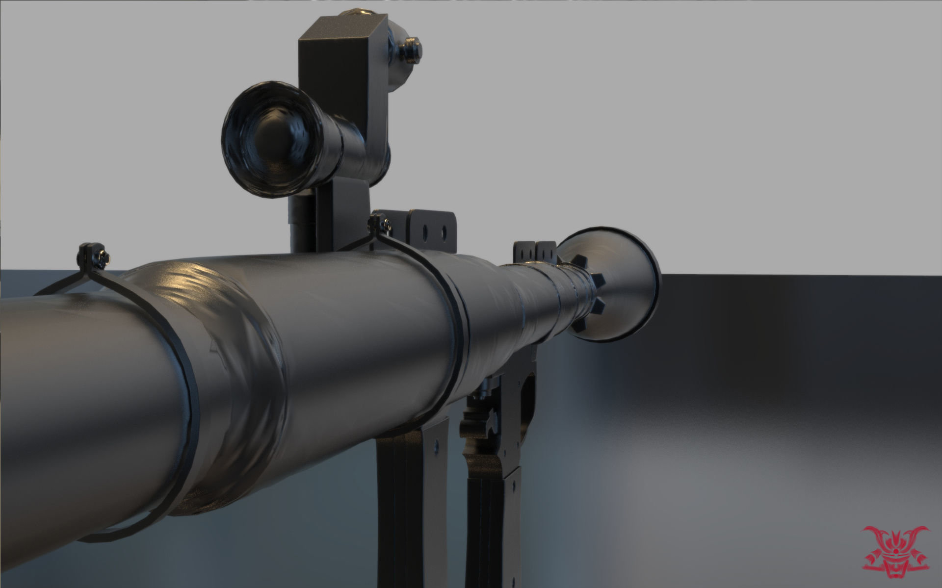 RPG Rocket Launcher 3D model_13