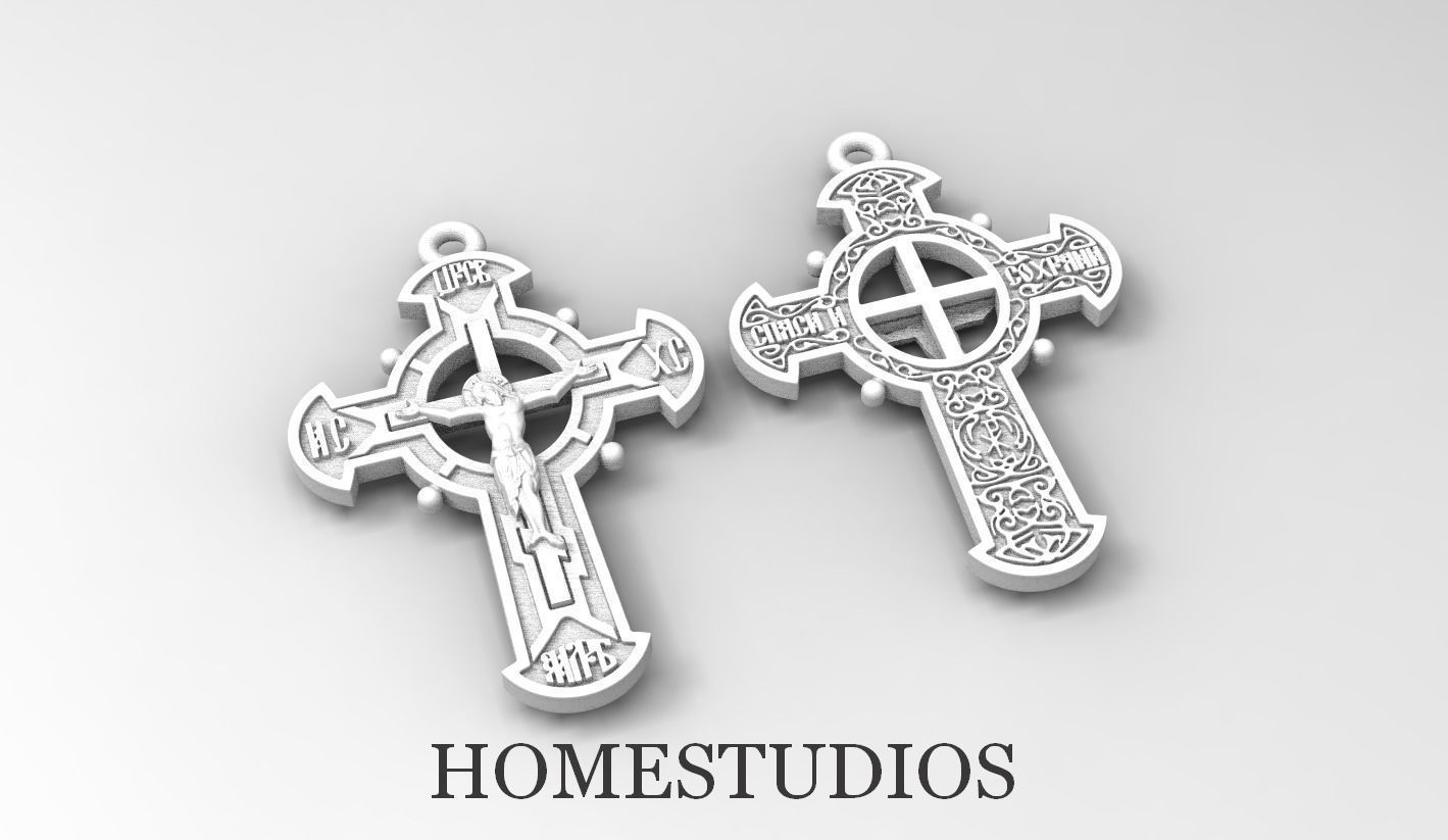 COLLECTION OF DIFFERENT 3D CROSSES _2