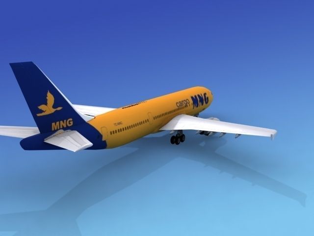 Airbus A300 MNG Cargo 2 3D model_4