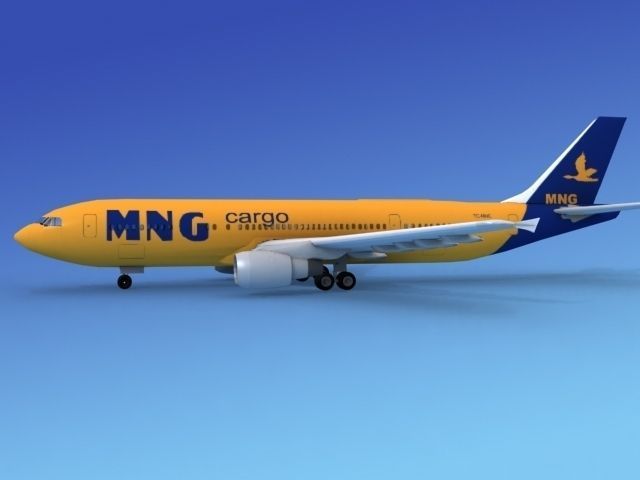 Airbus A300 MNG Cargo 2 3D model_1
