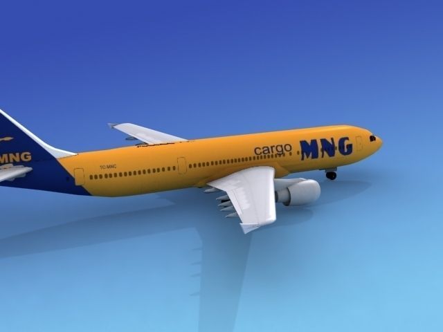 Airbus A300 MNG Cargo 2 3D model_5