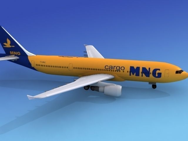Airbus A300 MNG Cargo 2 3D model_6