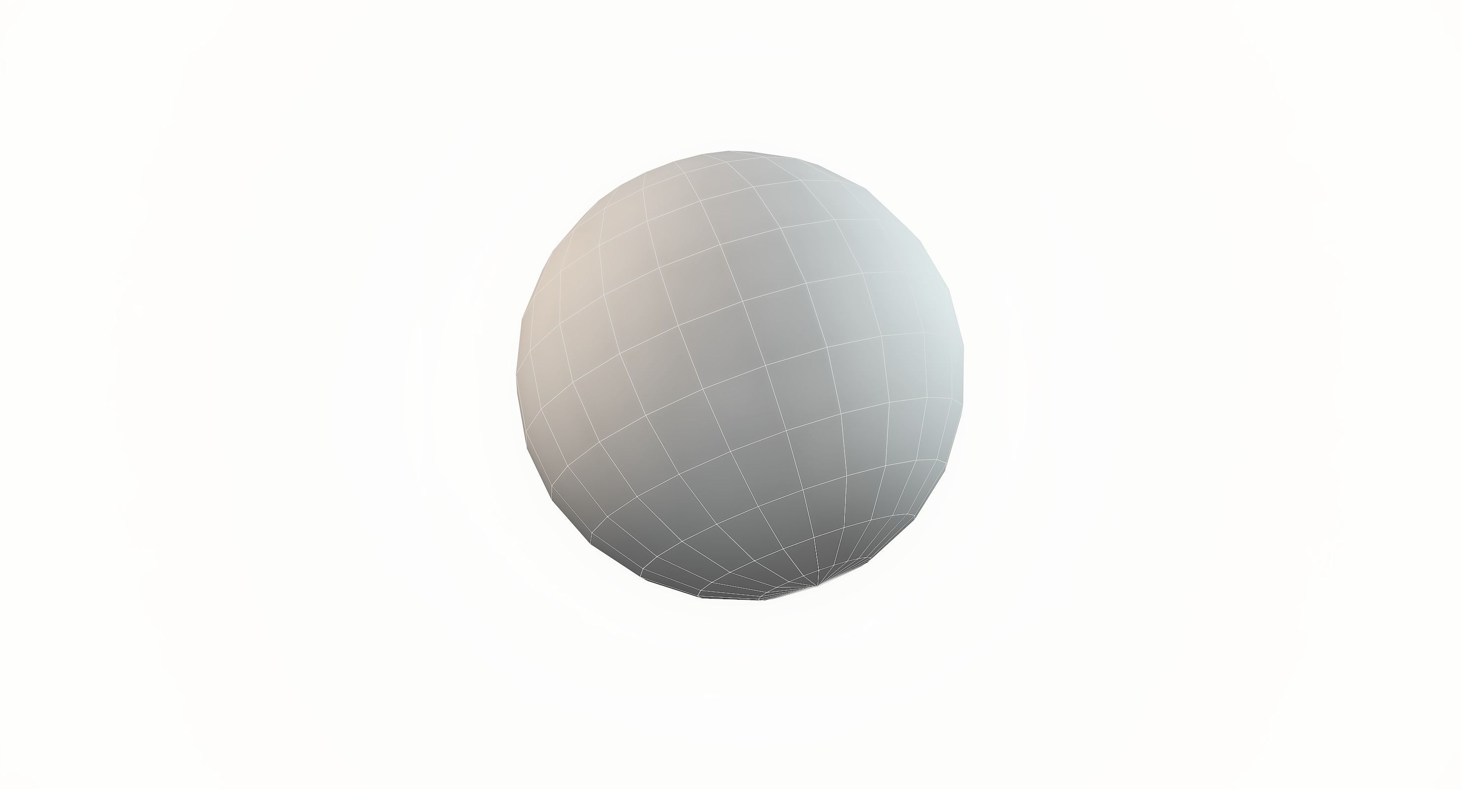 Beach Ball Low-poly 3D model_13