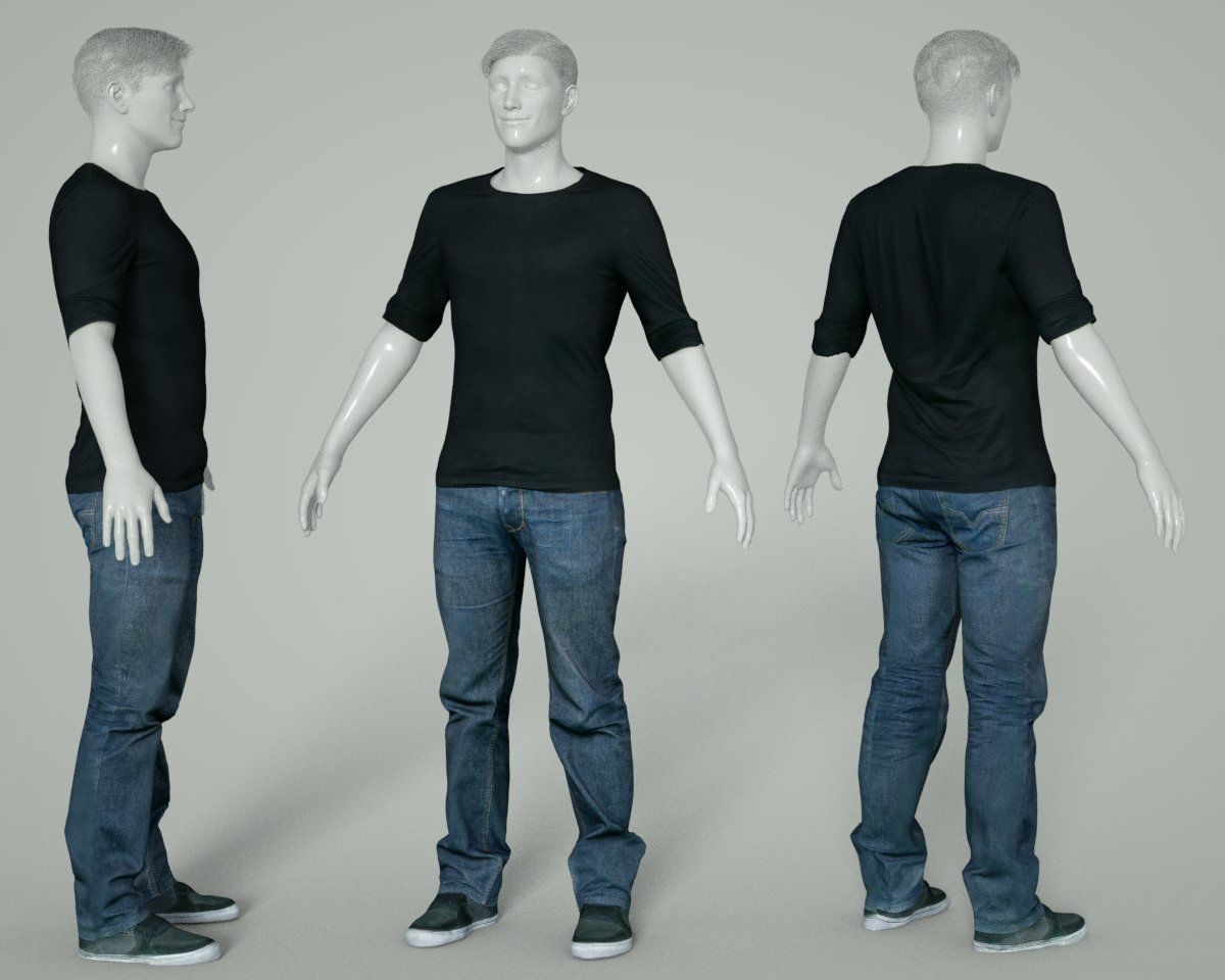 10 Casual Male Outfits V4 3D Model Collection_7