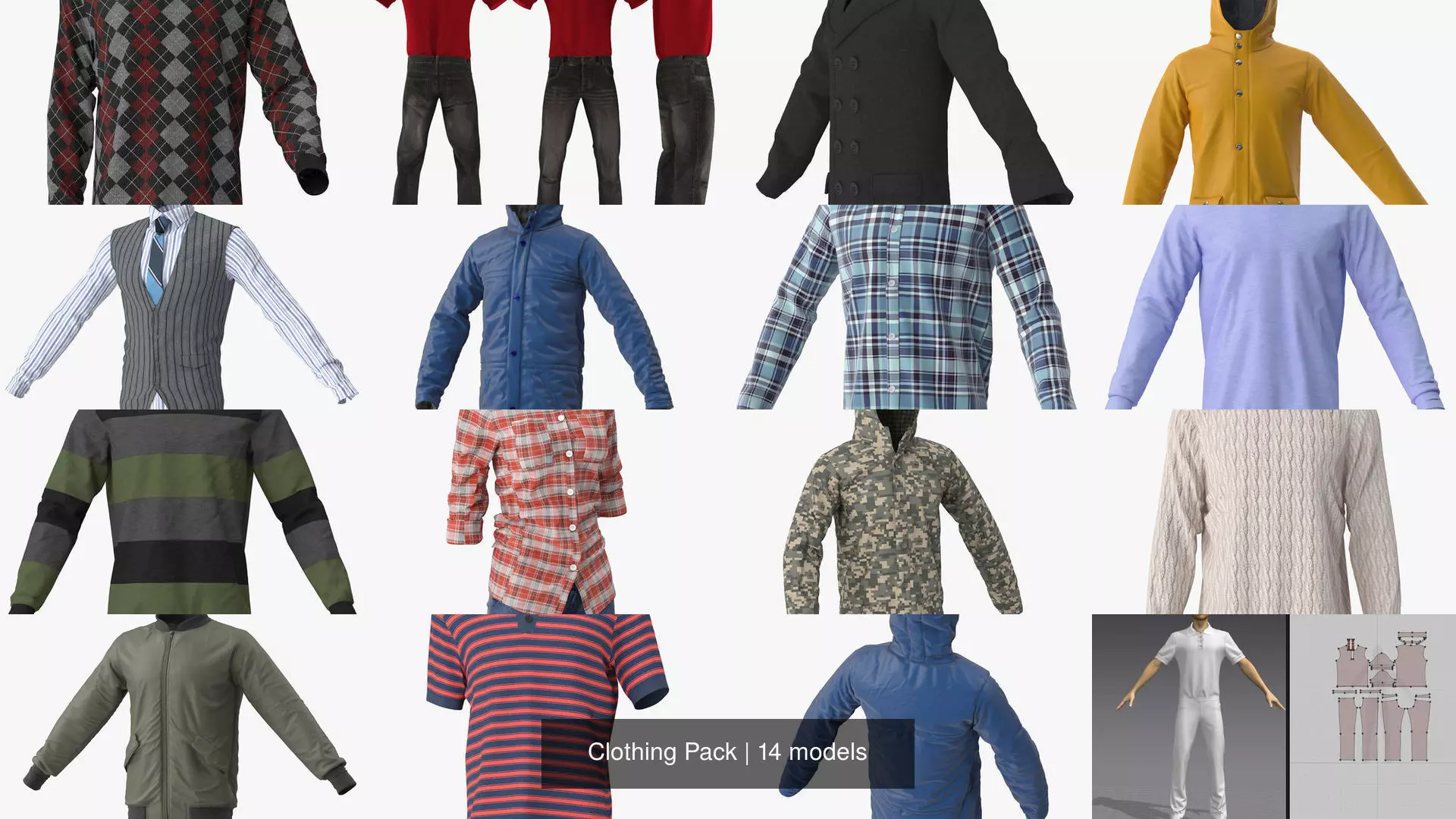 Clothing Pack 3D Model Collection_1