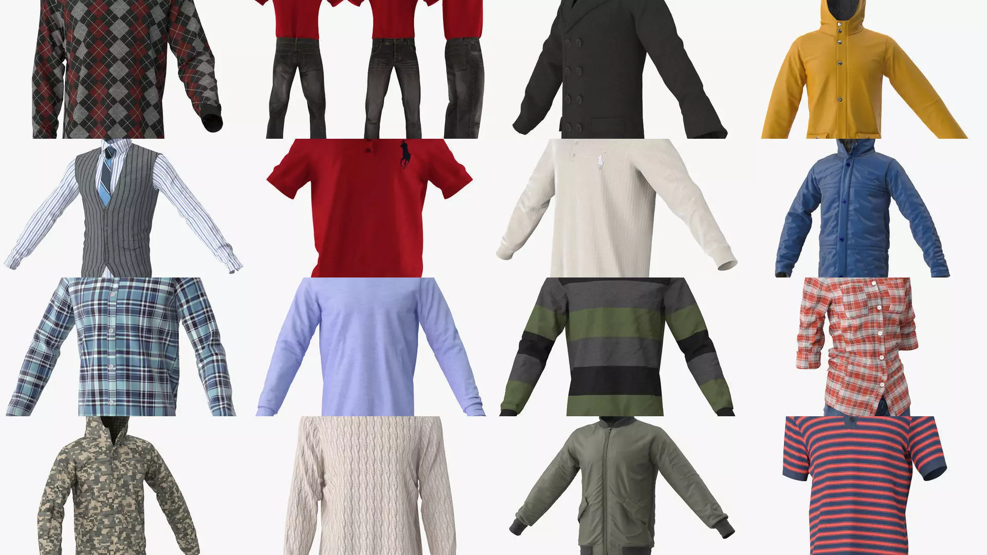 Clothing Pack 3D Model Collection_0