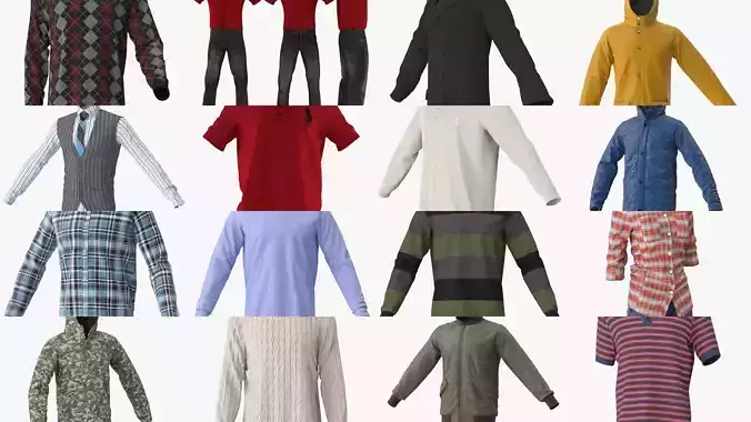 Clothing Pack 3D Model Collection