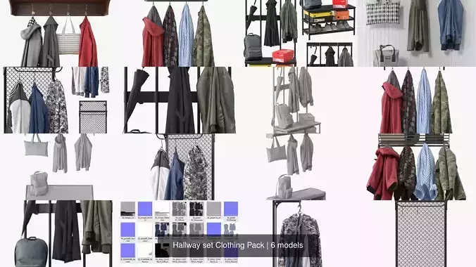 Hallway set Clothing Pack