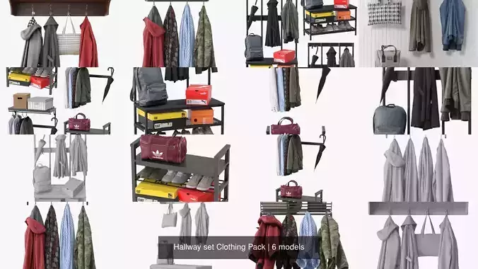 Hallway set Clothing Pack