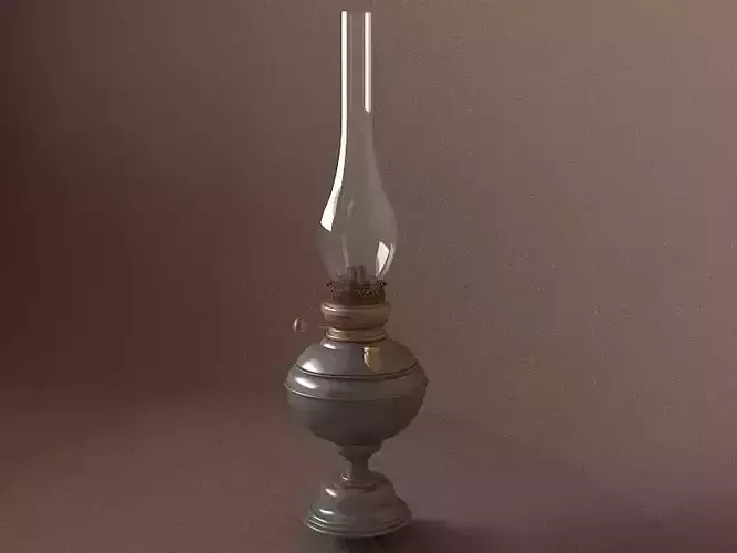 kerosene lamp 3D model