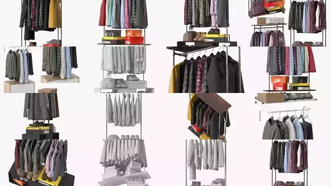Clothing Pack 3D Model Collection