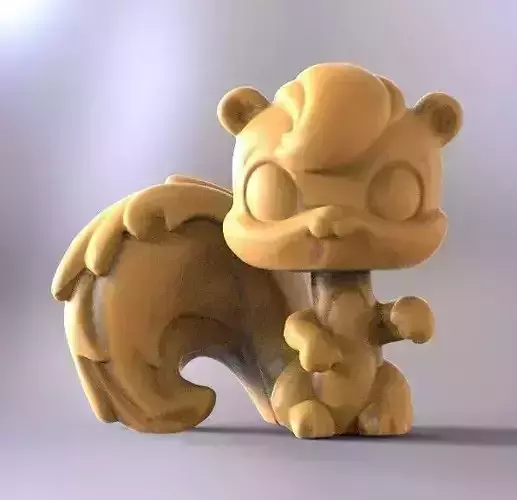squirrel toy 3D print model
