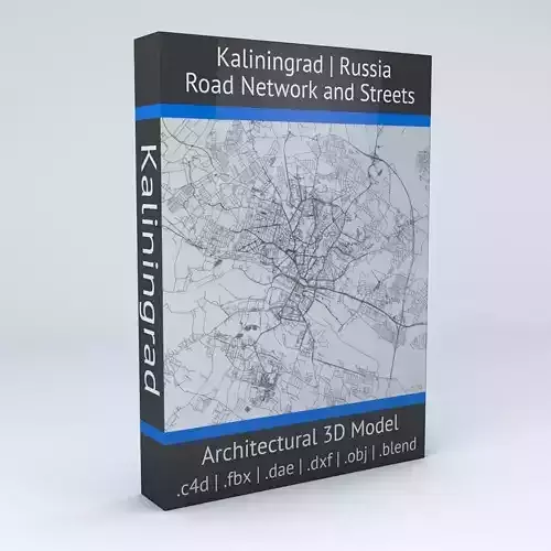 Kaliningrad Road Network and Streets