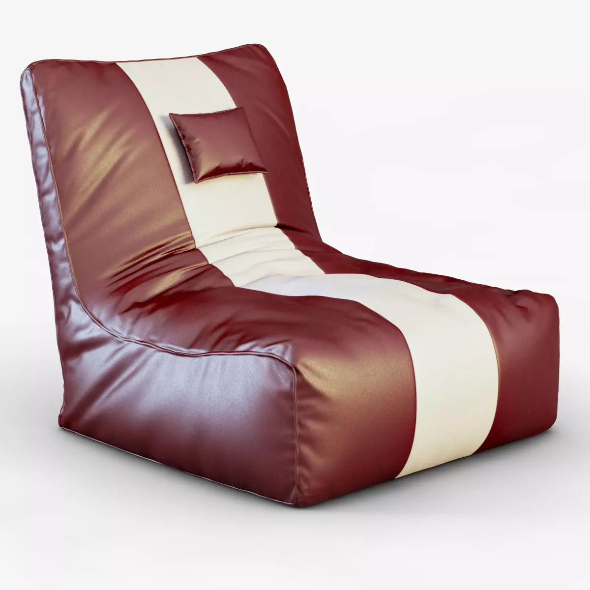 Cozy Bean Lounger 3D model_0