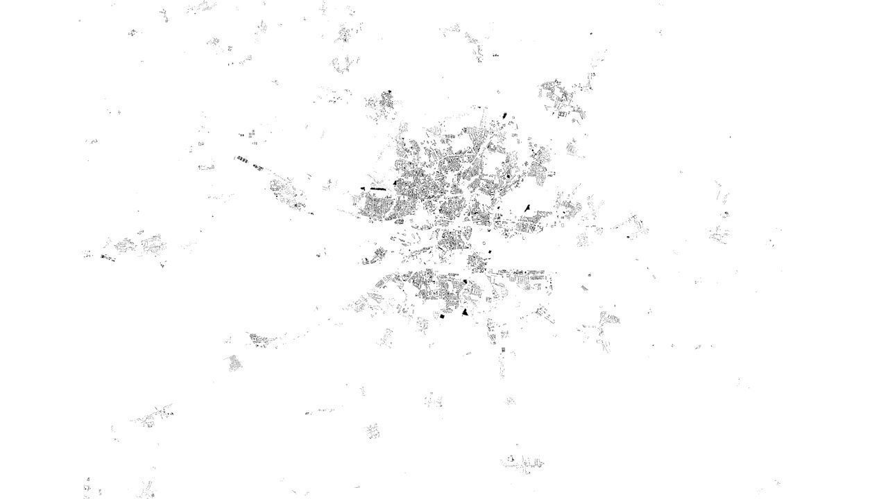 Kaliningrad Streets and Buildings 3D model_10