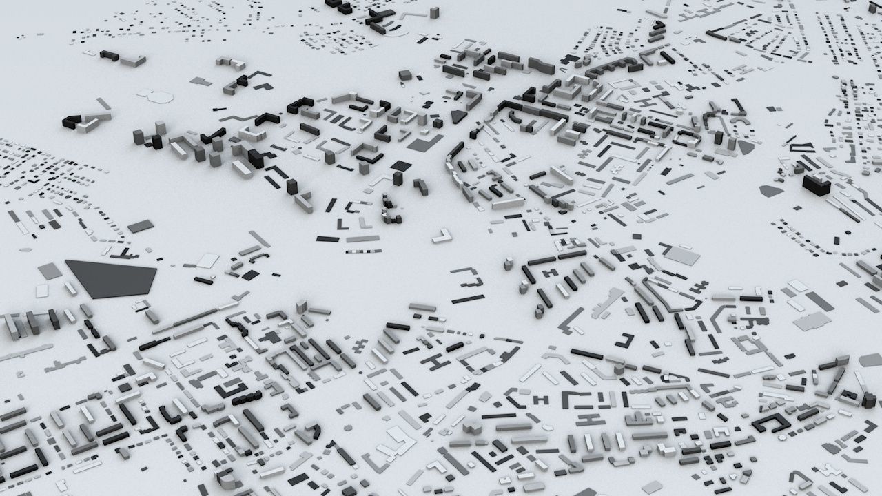 Kaliningrad Streets and Buildings 3D model_8