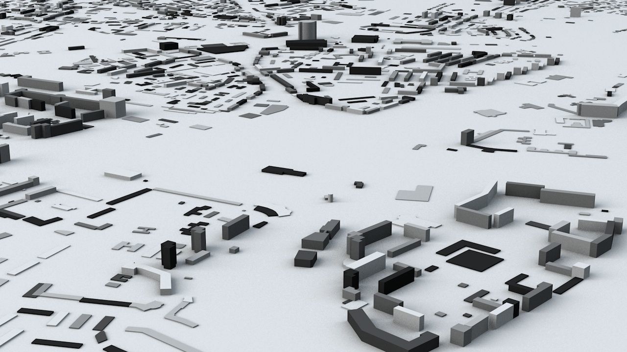 Kaliningrad Streets and Buildings 3D model_5