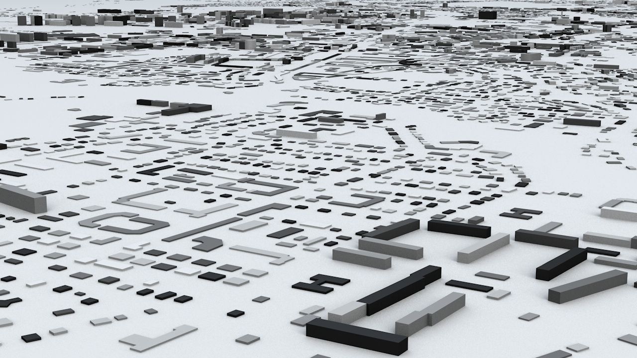 Kaliningrad Streets and Buildings 3D model_6