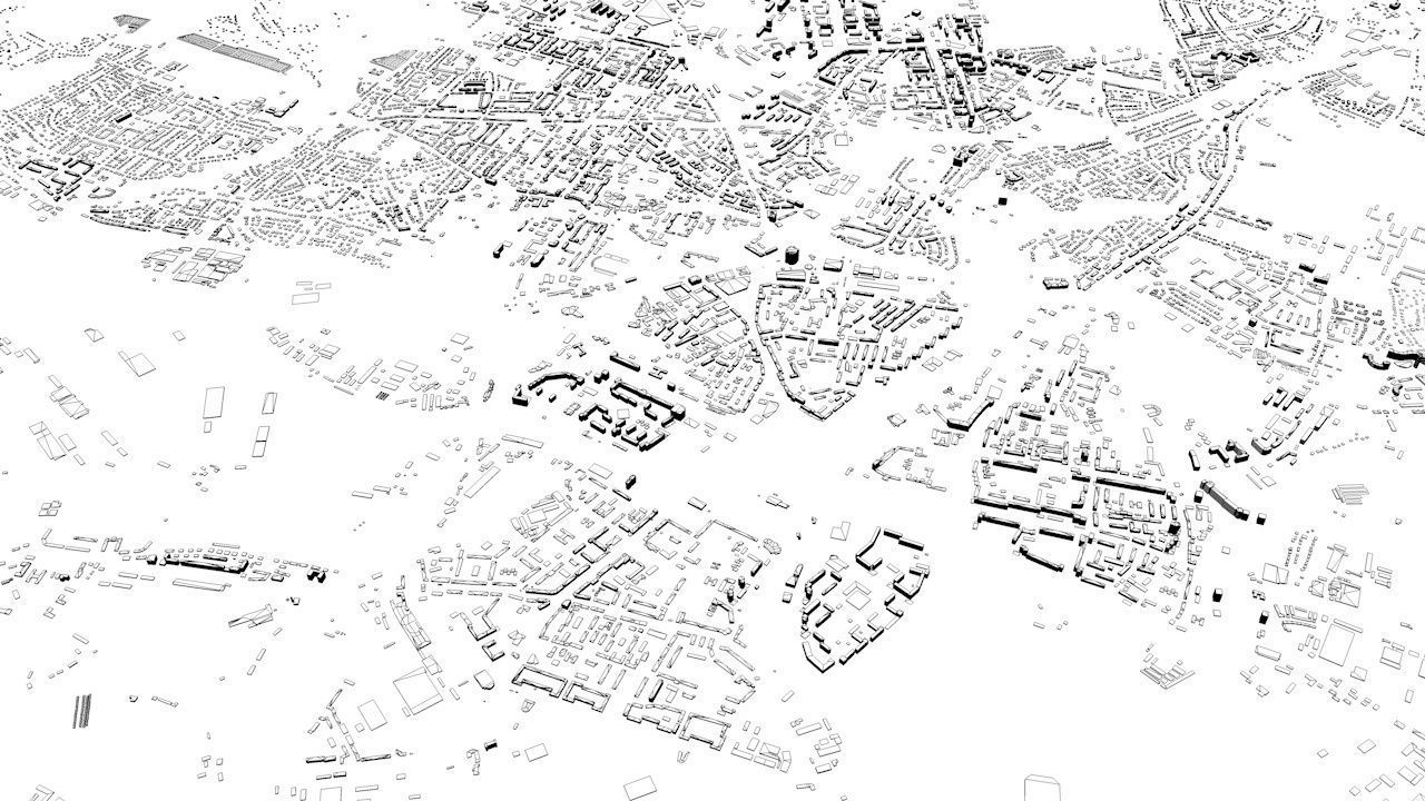 Kaliningrad Streets and Buildings 3D model_11