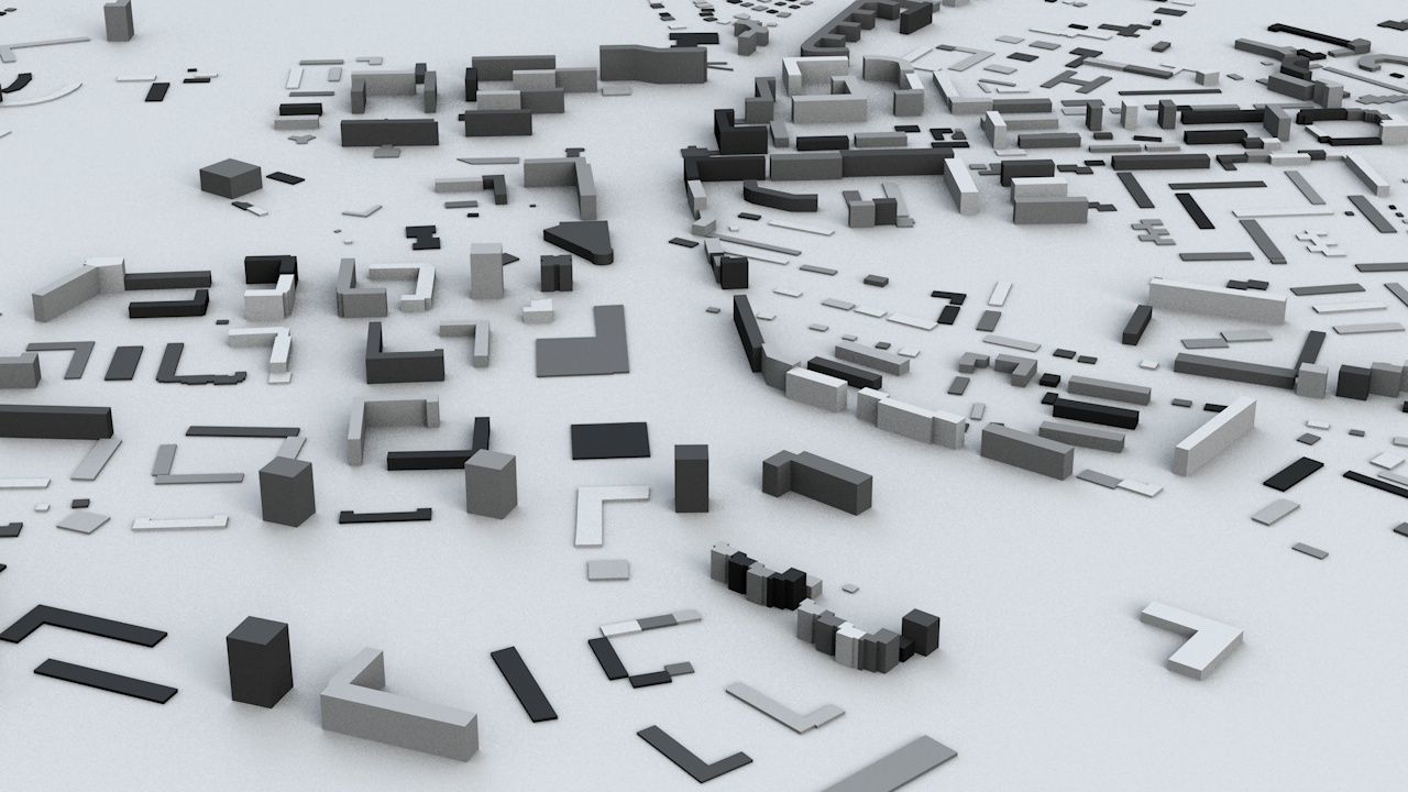 Kaliningrad Streets and Buildings 3D model_7