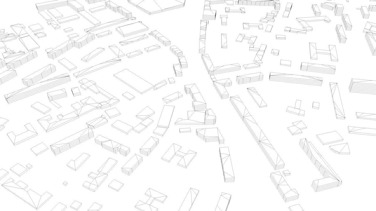 Kaliningrad Streets and Buildings 3D model_12