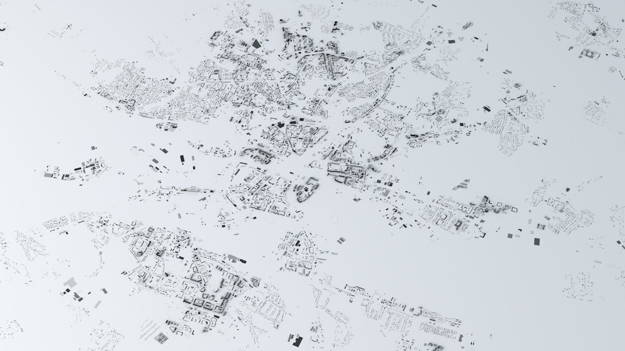 Kaliningrad Streets and Buildings 3D model_3