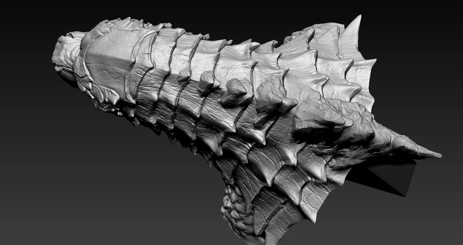 Godzilar Head 3D print model_14