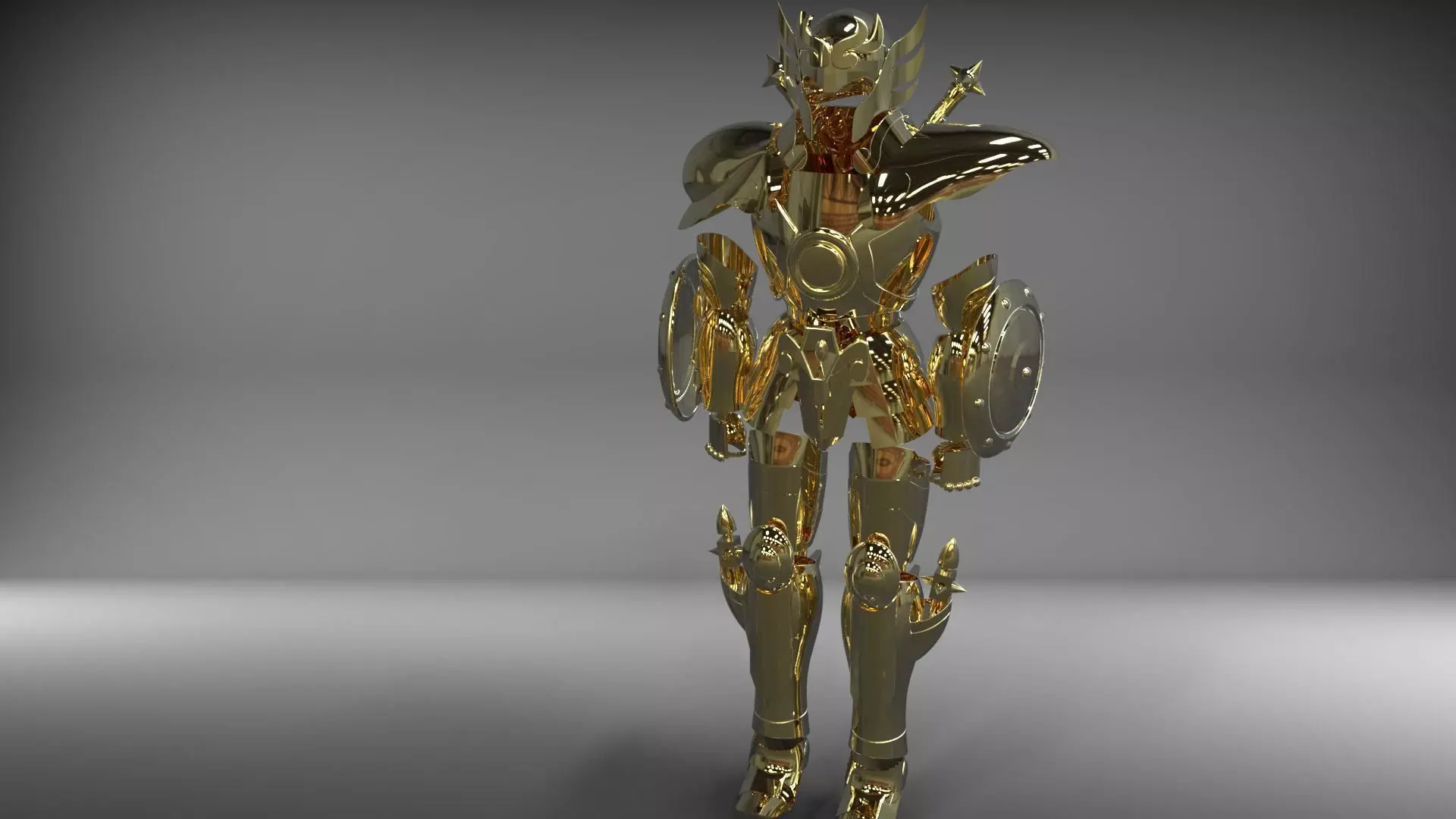 libra myth cloth from Saint Seiya knights of Zodiac 3D print model_0
