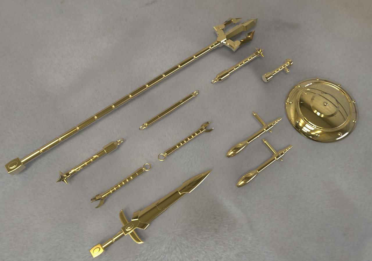 libra myth cloth from Saint Seiya knights of Zodiac 3D print model_3