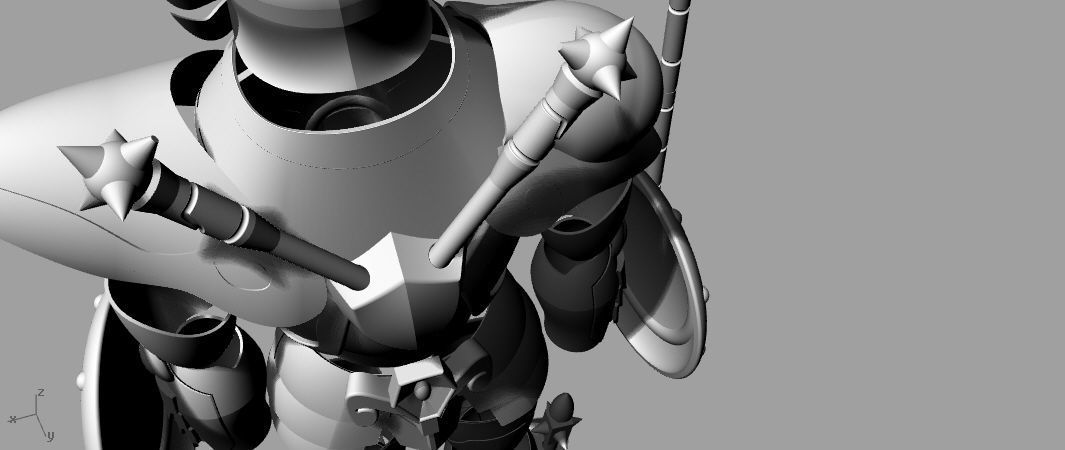 libra myth cloth from Saint Seiya knights of Zodiac 3D print model_11