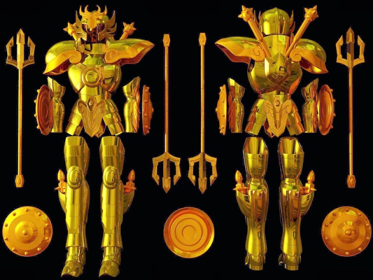 libra myth cloth from Saint Seiya knights of Zodiac 3D print model_1
