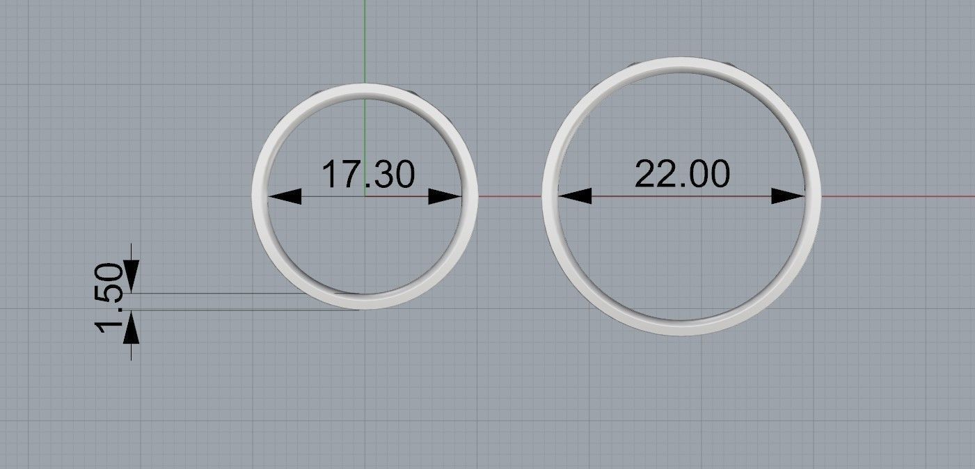 Claddagh wedding Rings 3D print model_2