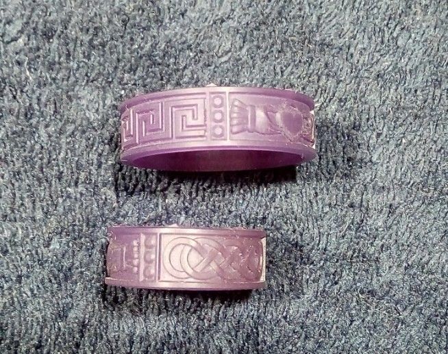 Claddagh wedding Rings 3D print model_3