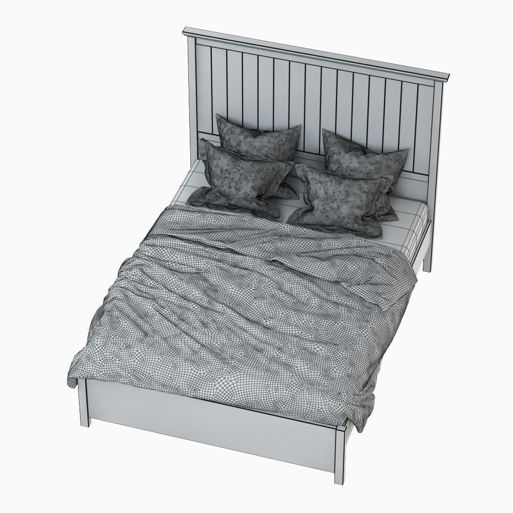 Bed Undredal 3D model_8