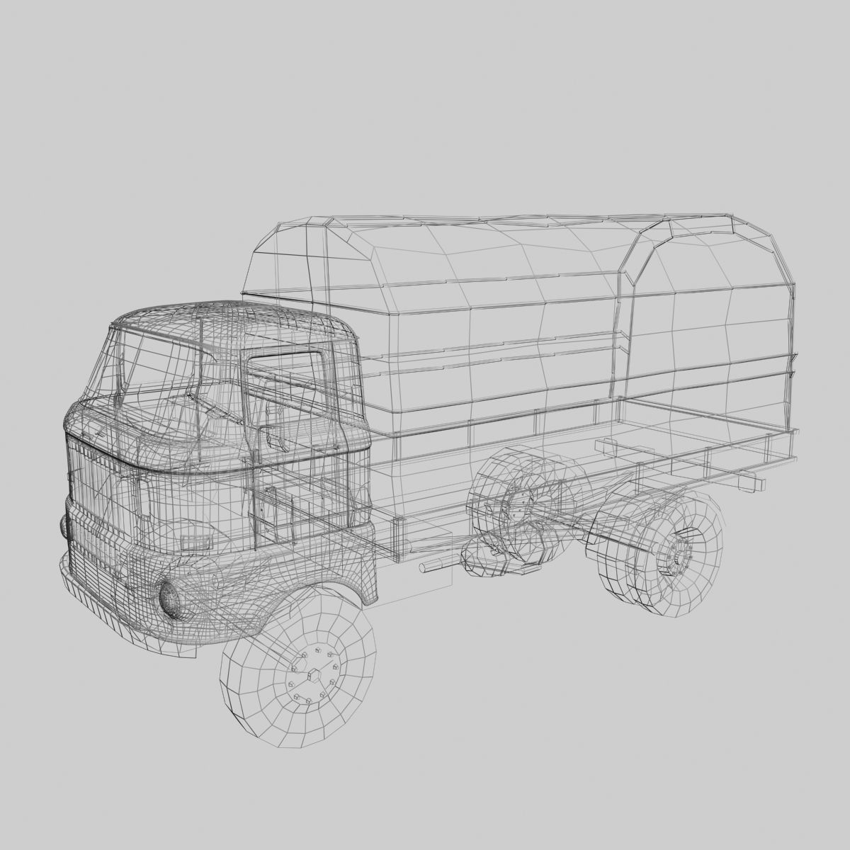 Ifa truck 3D model_6