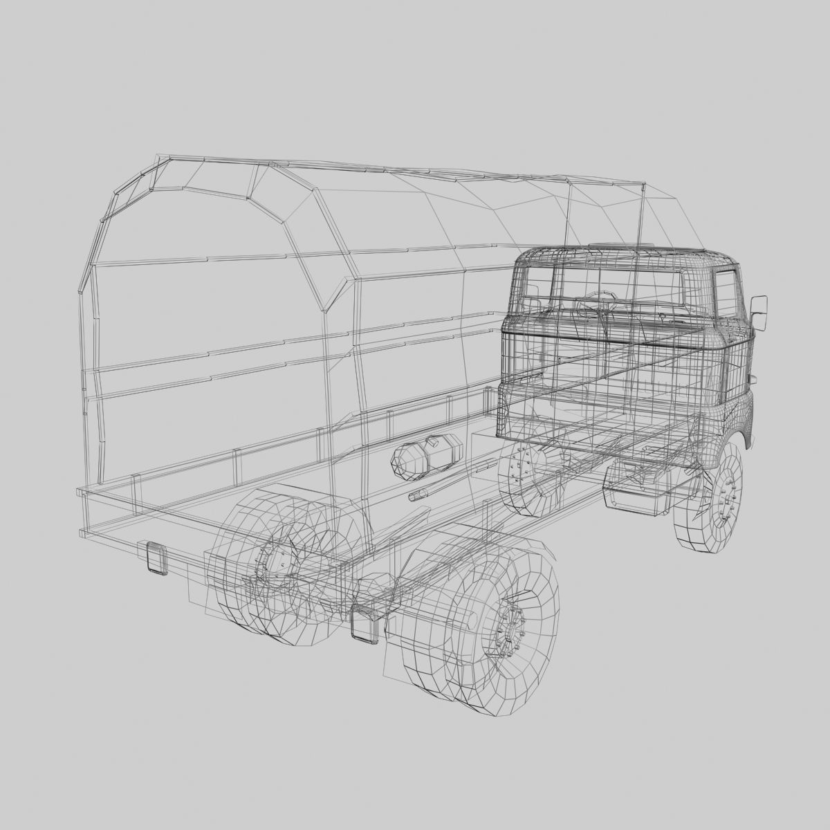 Ifa truck 3D model_10