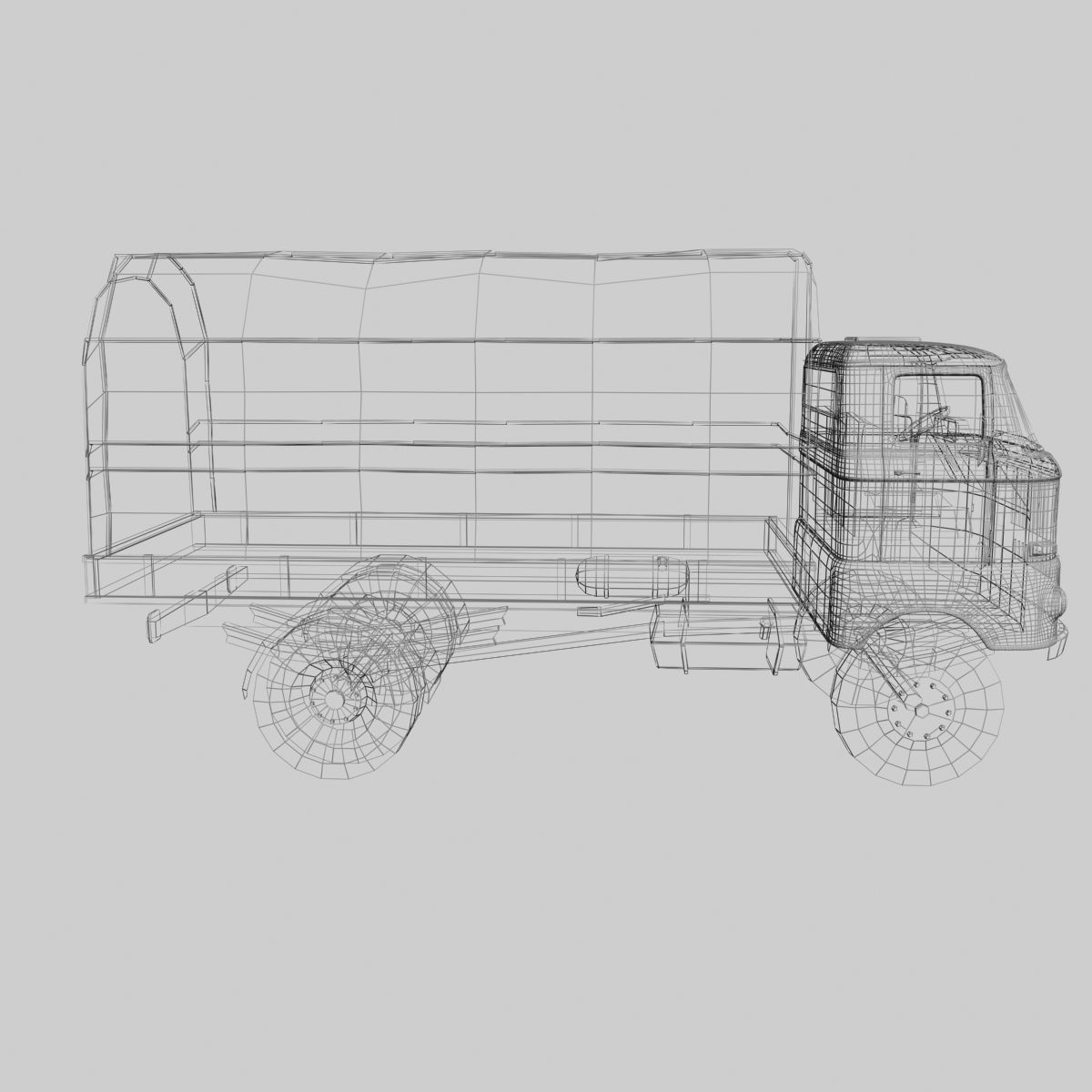 Ifa truck 3D model_7